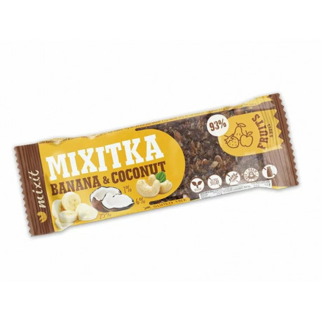 Mixitka BEZ LEPKU - Banán + Kokos