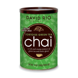 David Rio Tortoise Green Tea Chai - dóza 398 g