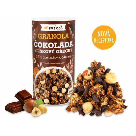 Granola z pece - Čokoláda a lískové ořechy