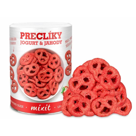 Mixit preclíky - Jogurtová čokoláda s jahodami